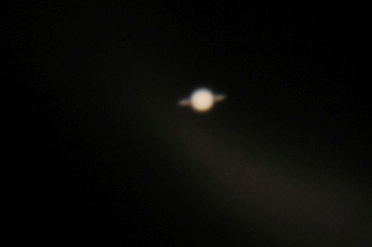土星、隠れる前