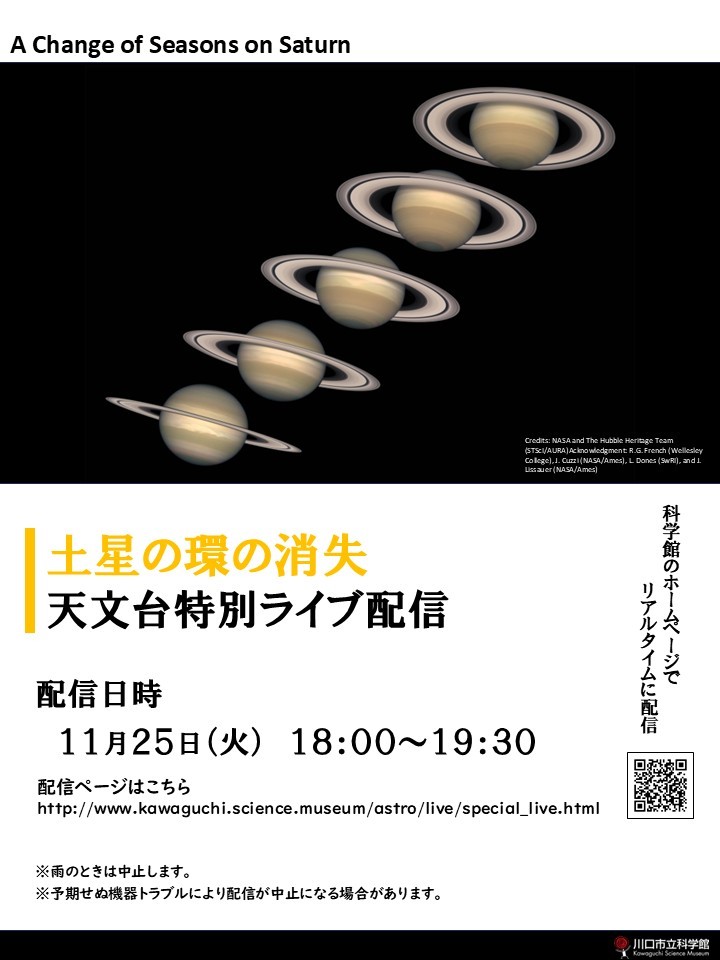 天文台特別ライブ配信