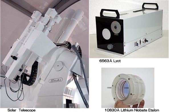 太陽望遠鏡外観