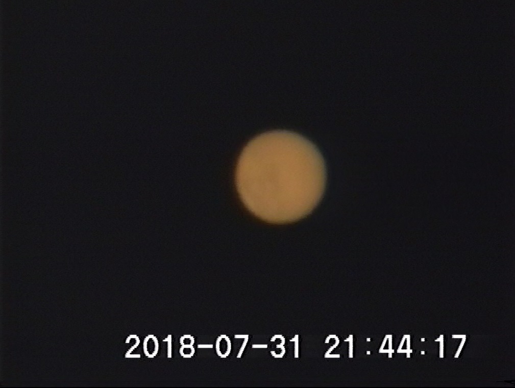 2018年7月31日21時44分 科学館撮影 動画(10メガバイト)