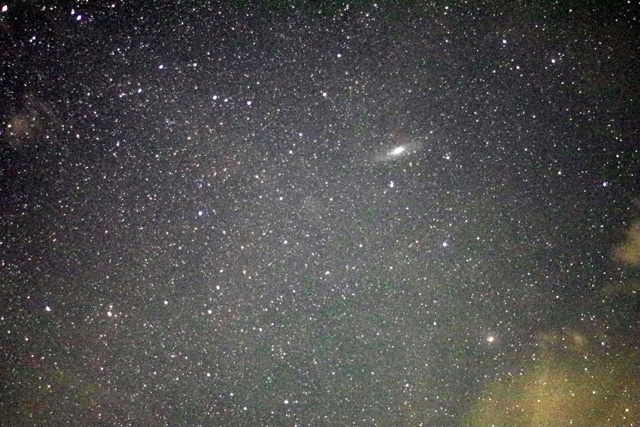 アンドロメダ(M31も固定撮影でスナップ)