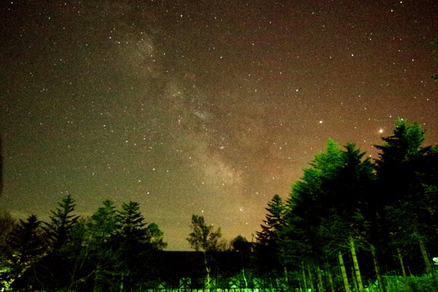 南斗六星(いて座)と天の川