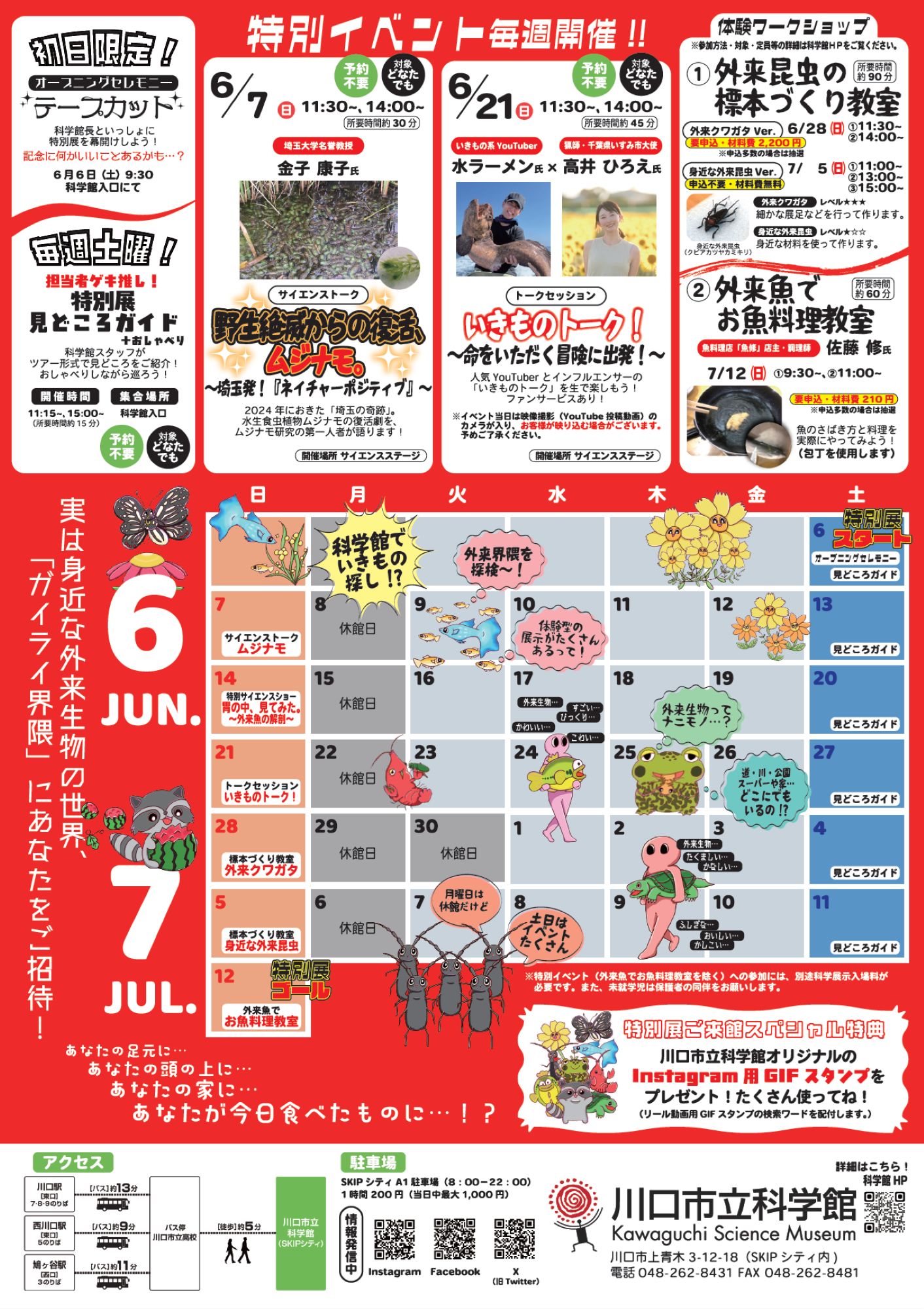 特別展ちらし裏
